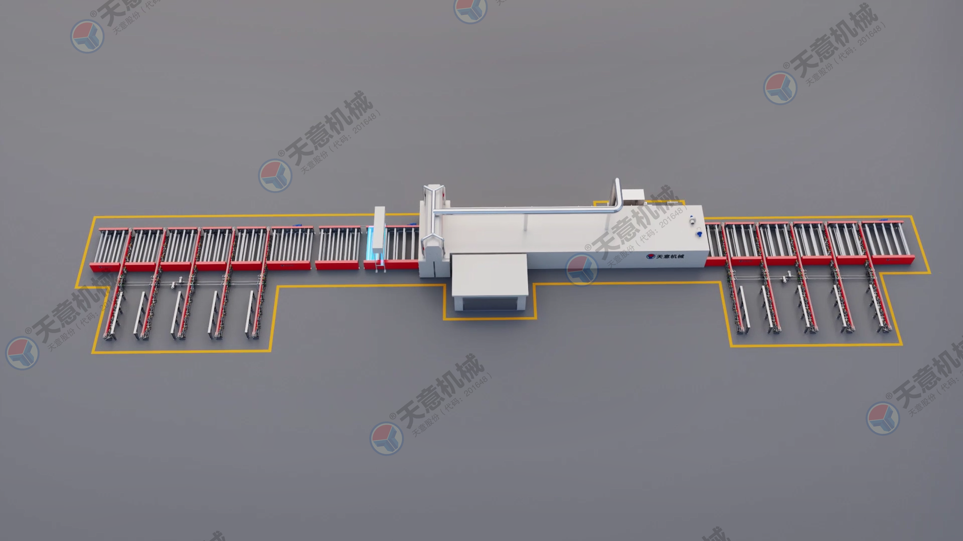 鋼結構噴涂生產線